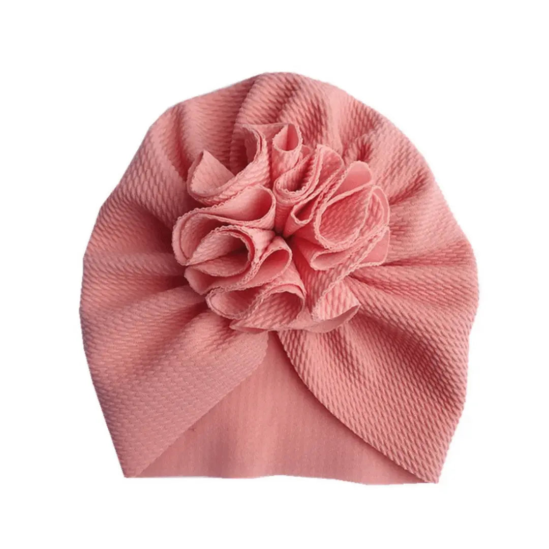 Muts Bloem zalm roze - Moalie