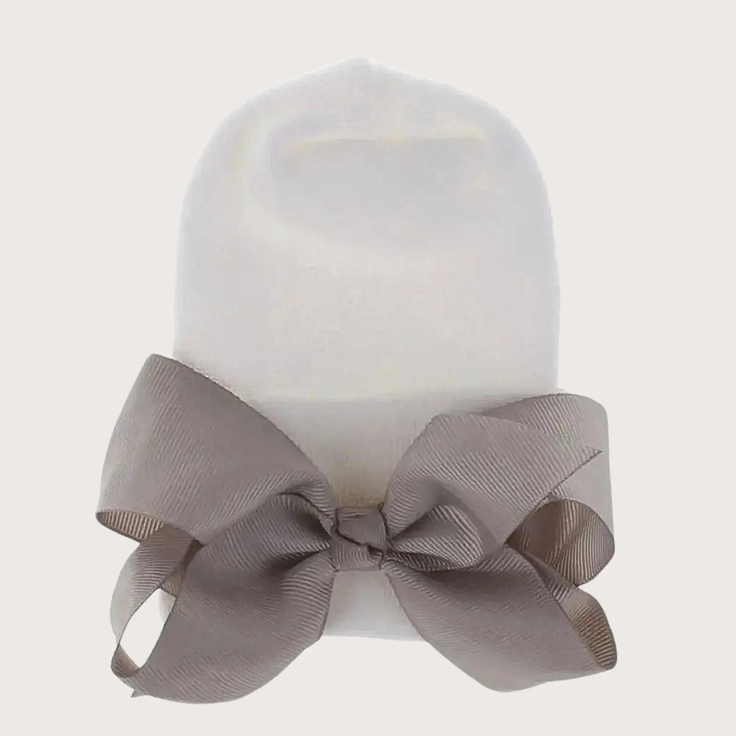 Newborn Mutsje Strik Taupe
