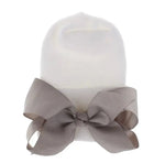 Newborn Mutsje Strik Taupe - Moalie