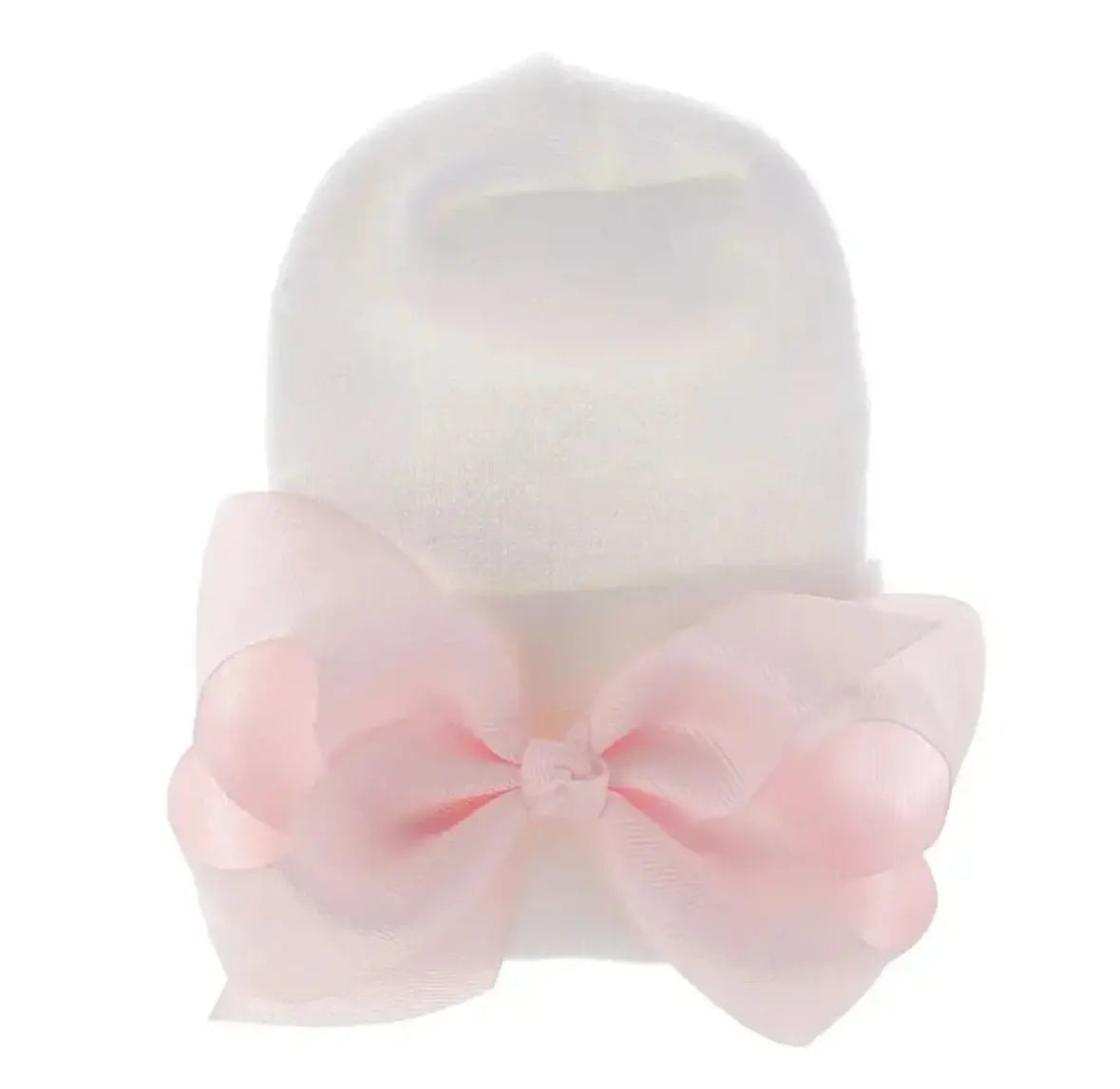Neugeborenes Hut weich rosa Schleife - Moalie
