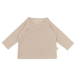 Overslag truitje Pointelle beige - Moalie