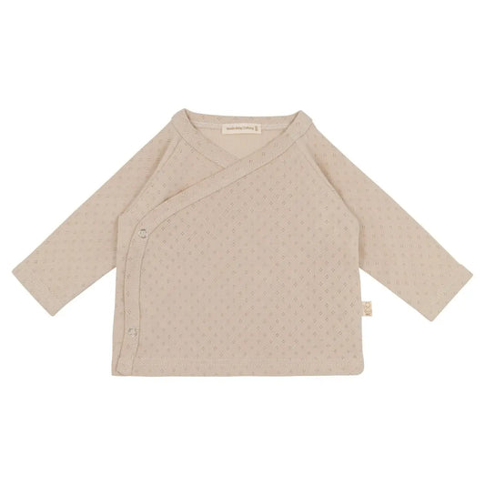 Wickelpulli Pointelle beige - Moalie