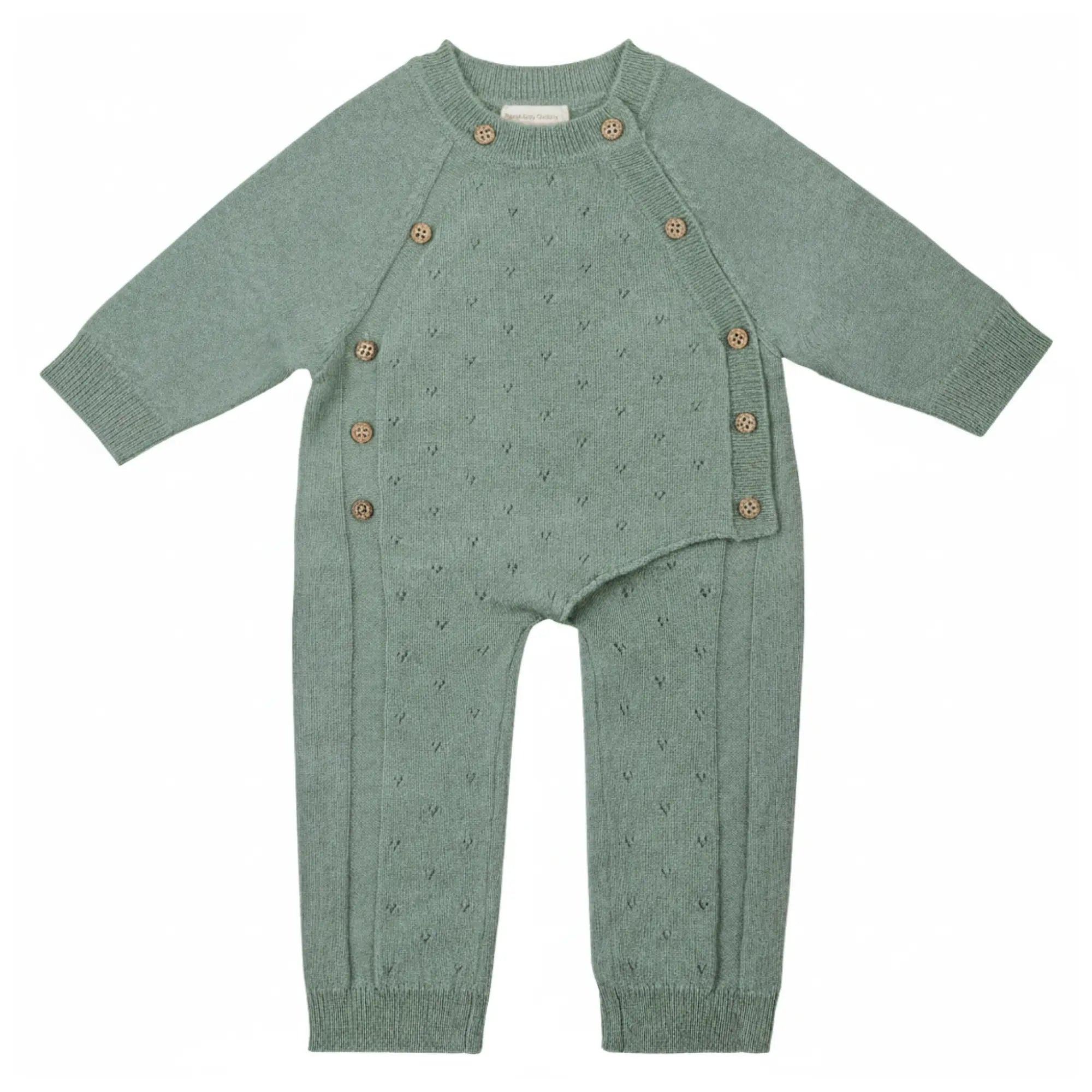 Merino/Cashmere Pointelle Jumpsuit