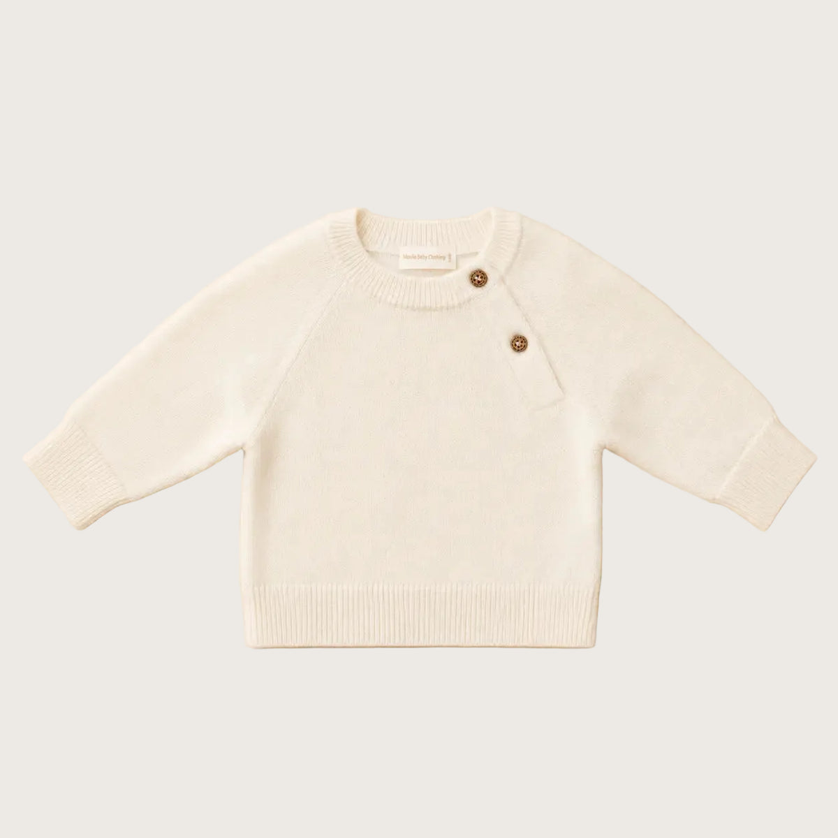 Pullover Mayson Cream merinowol en cashmere baby trui