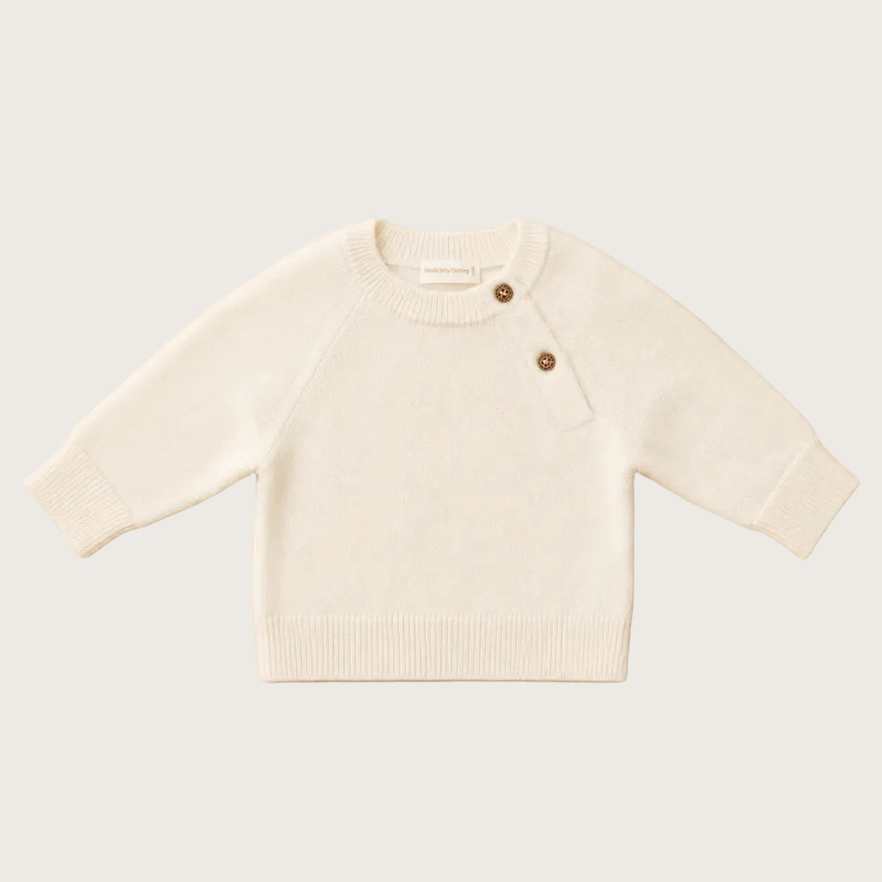 Pullover Mayson Cream merinowol en cashmere baby trui