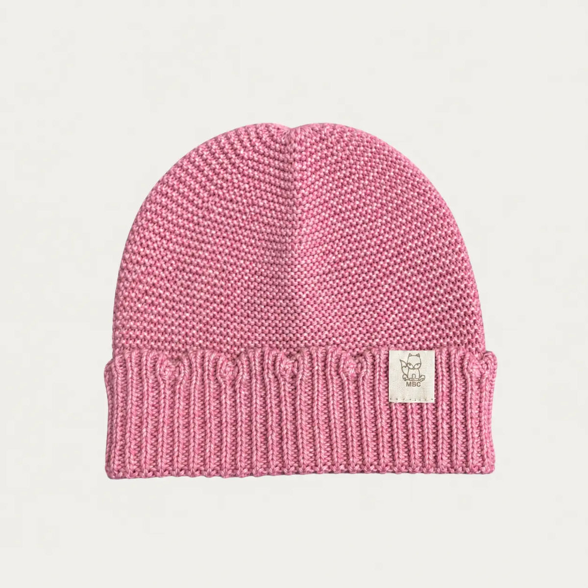 Roze katoenen babymuts Luna, passend bij Jumpsuit Luna Pink