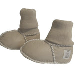 Sheepskin Sock Booties Beige - Moalie