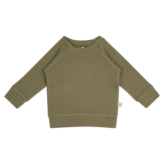 Pullover Waffel Grün - Moalie