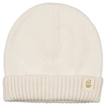 Wollen baby muts merinowol en cashmere Cream/ Off White 