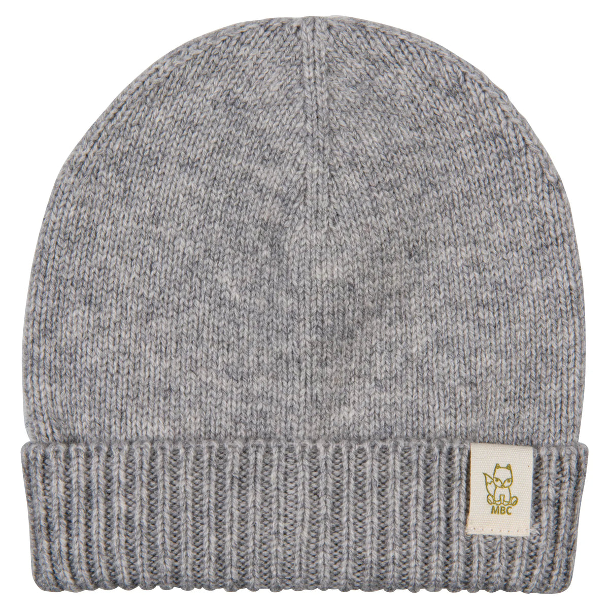 Wollen baby muts merinowol en cashmere Grijs 