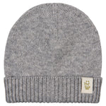 Wollen baby muts merinowol en cashmere Grijs 