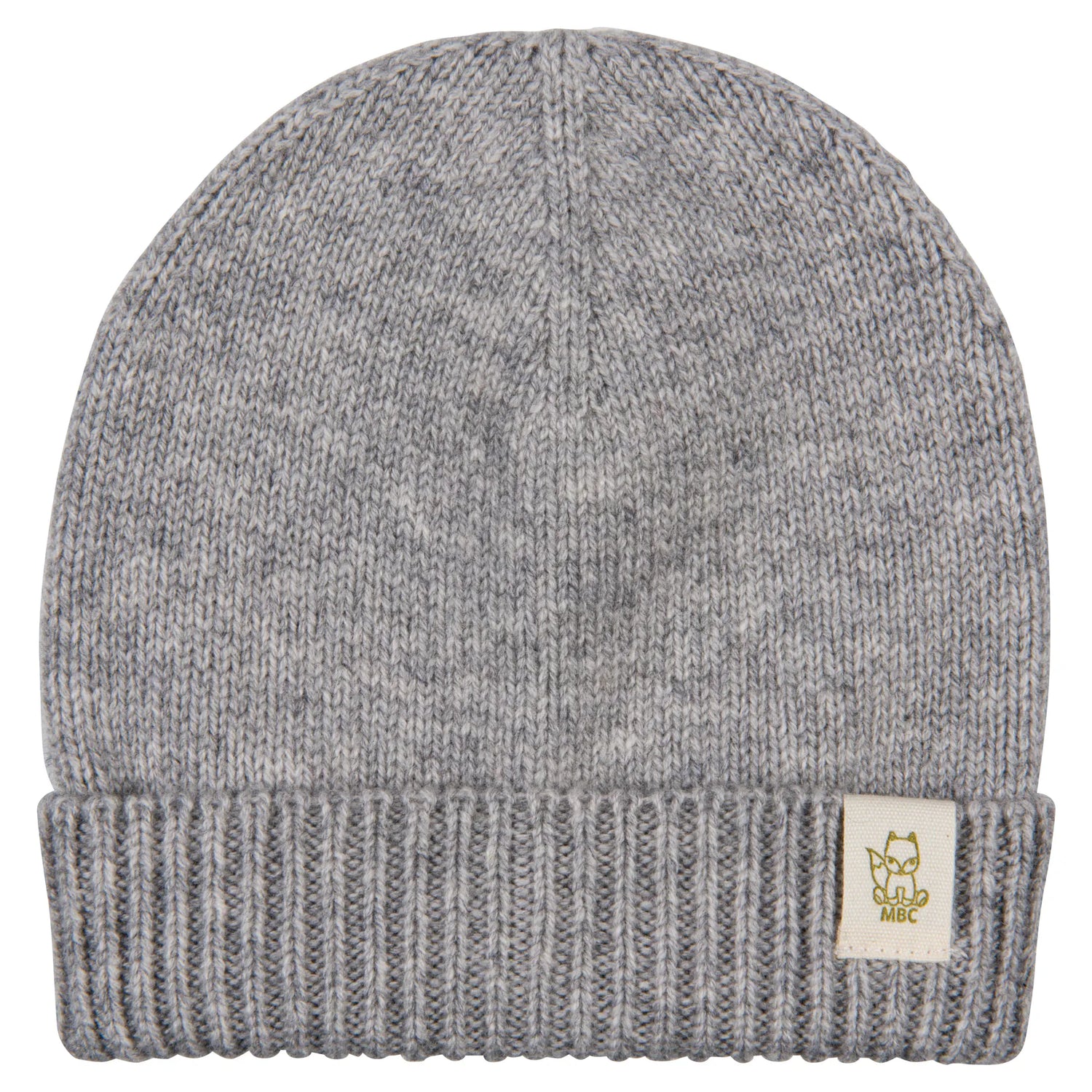 Wollen baby muts merinowol en cashmere Grijs 