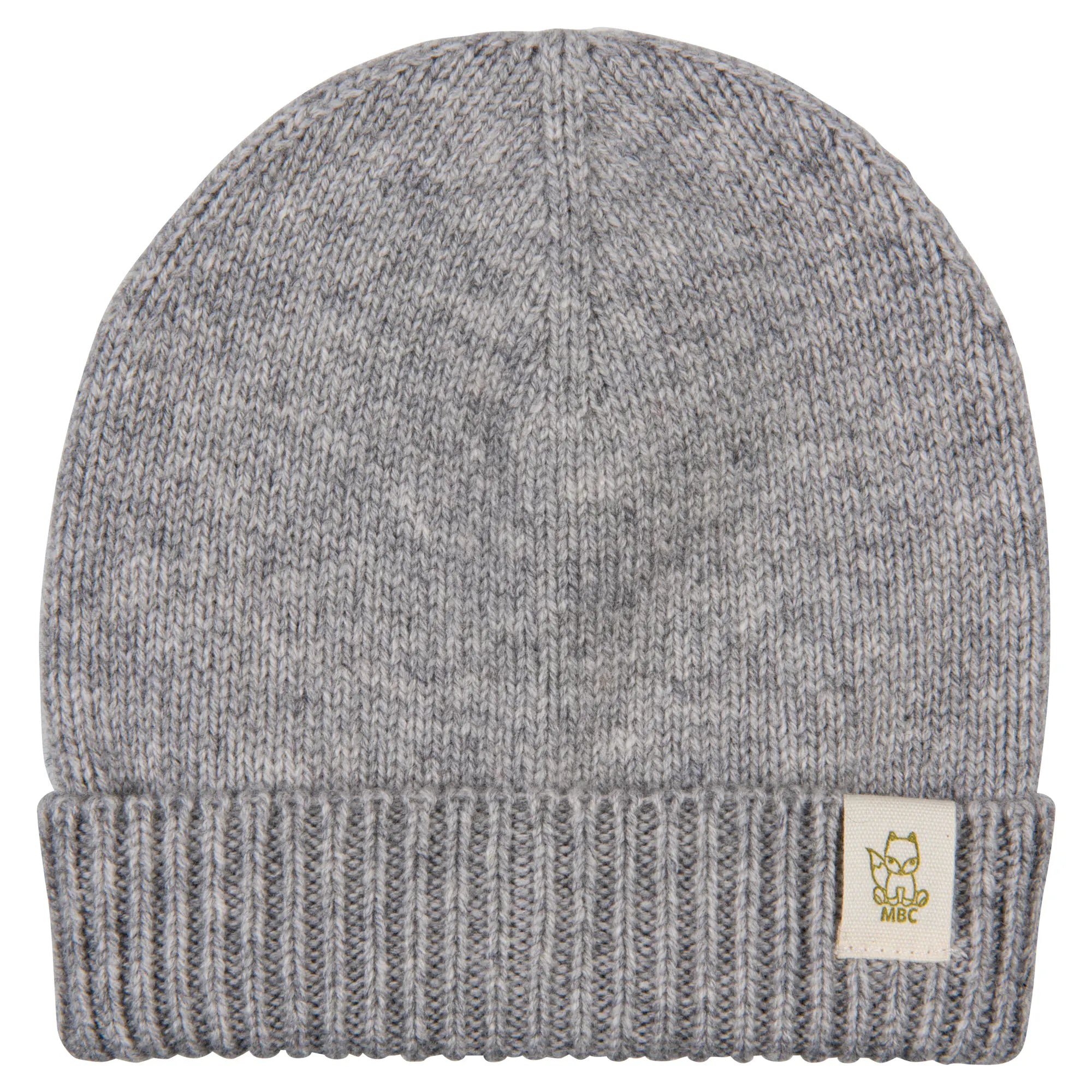 Wollen baby muts merinowol en cashmere Grijs 