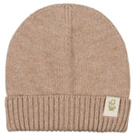 Wollen baby muts merinowol en cashmere Sienna/ Beige