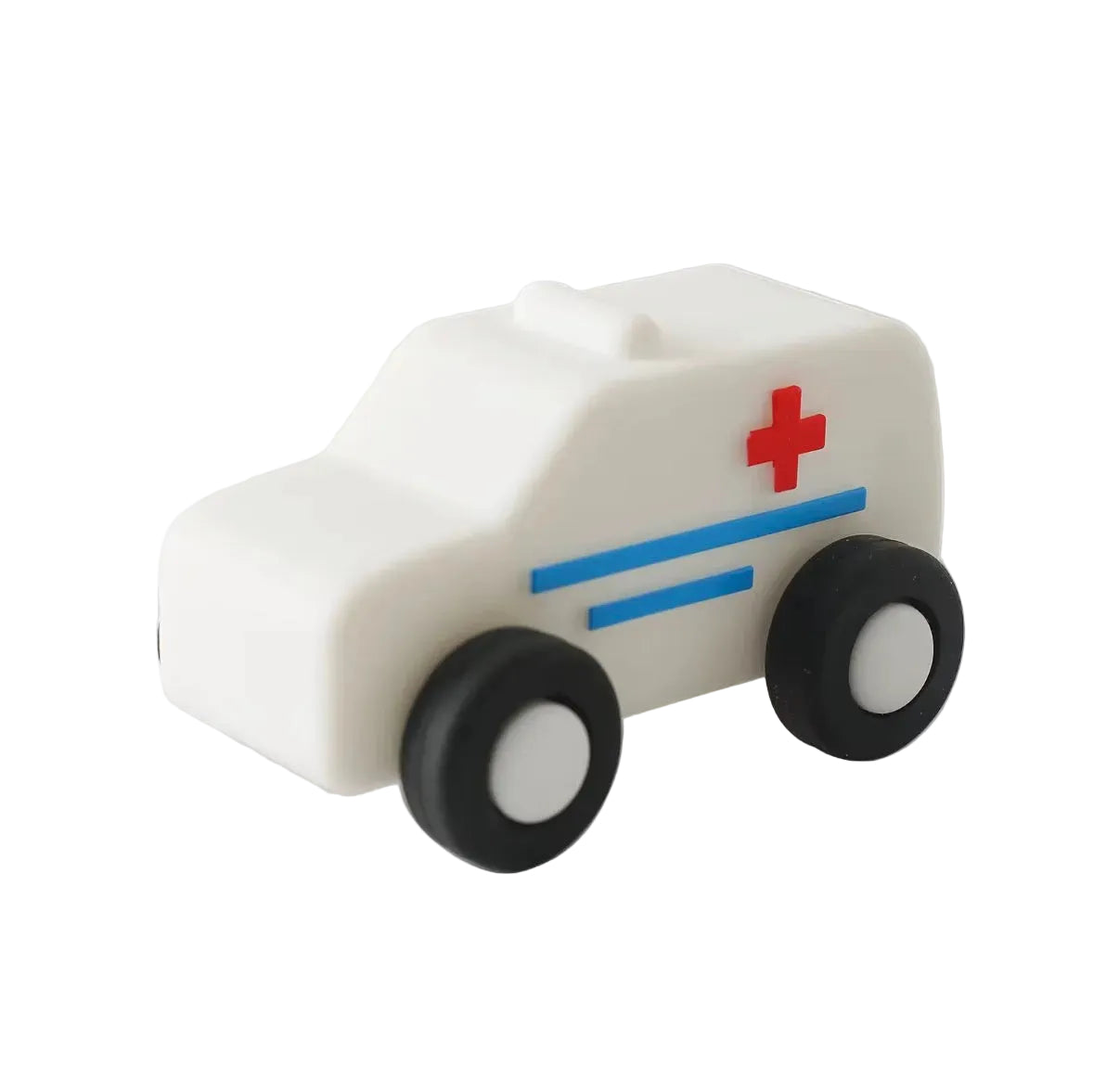 Zachte siliconen speelgoed ambulance
