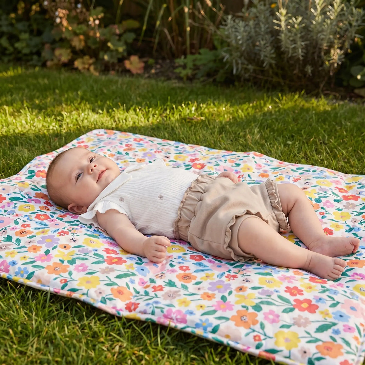 Zomer setje meisjes baby - handgemaakt