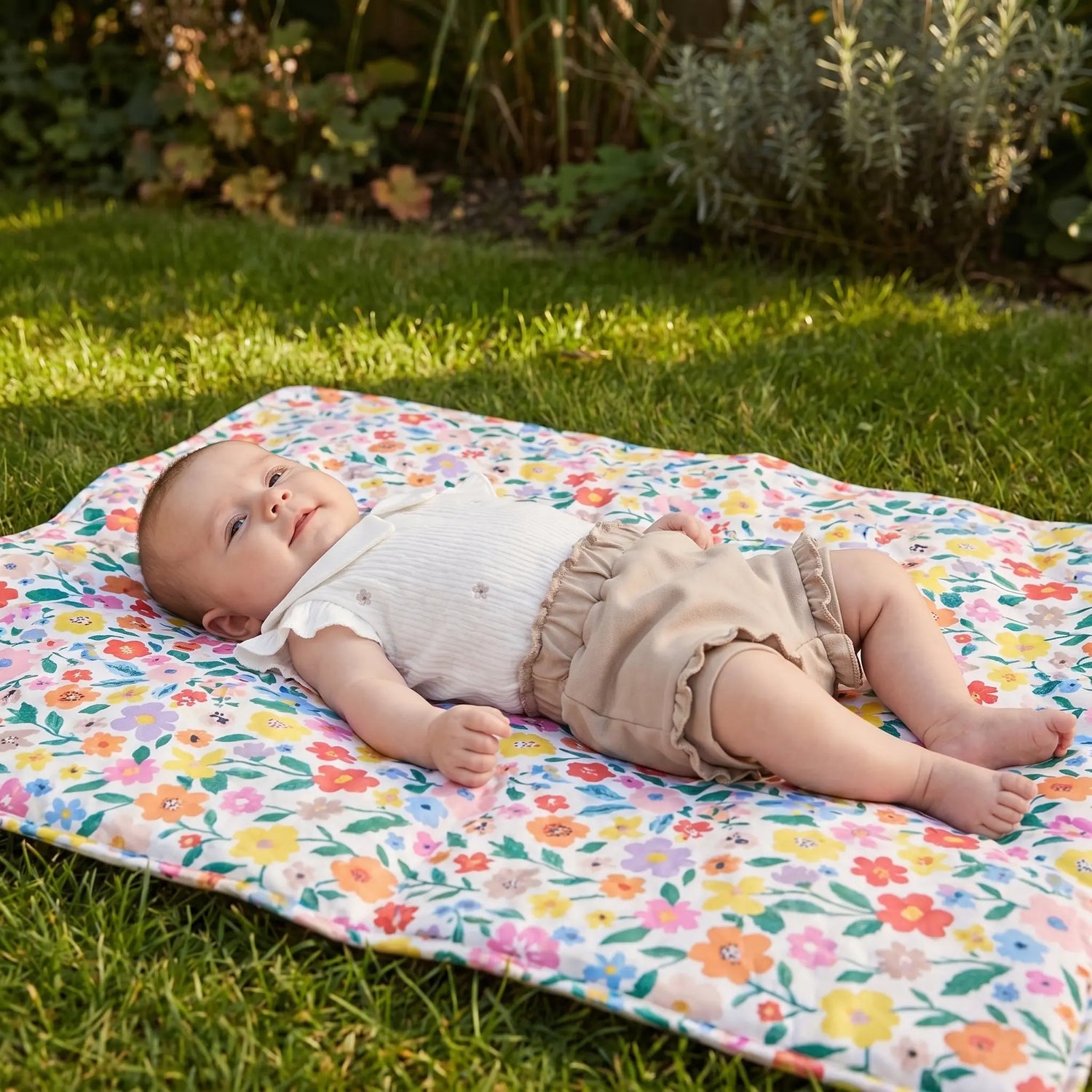 Zomer setje meisjes baby - handgemaakt