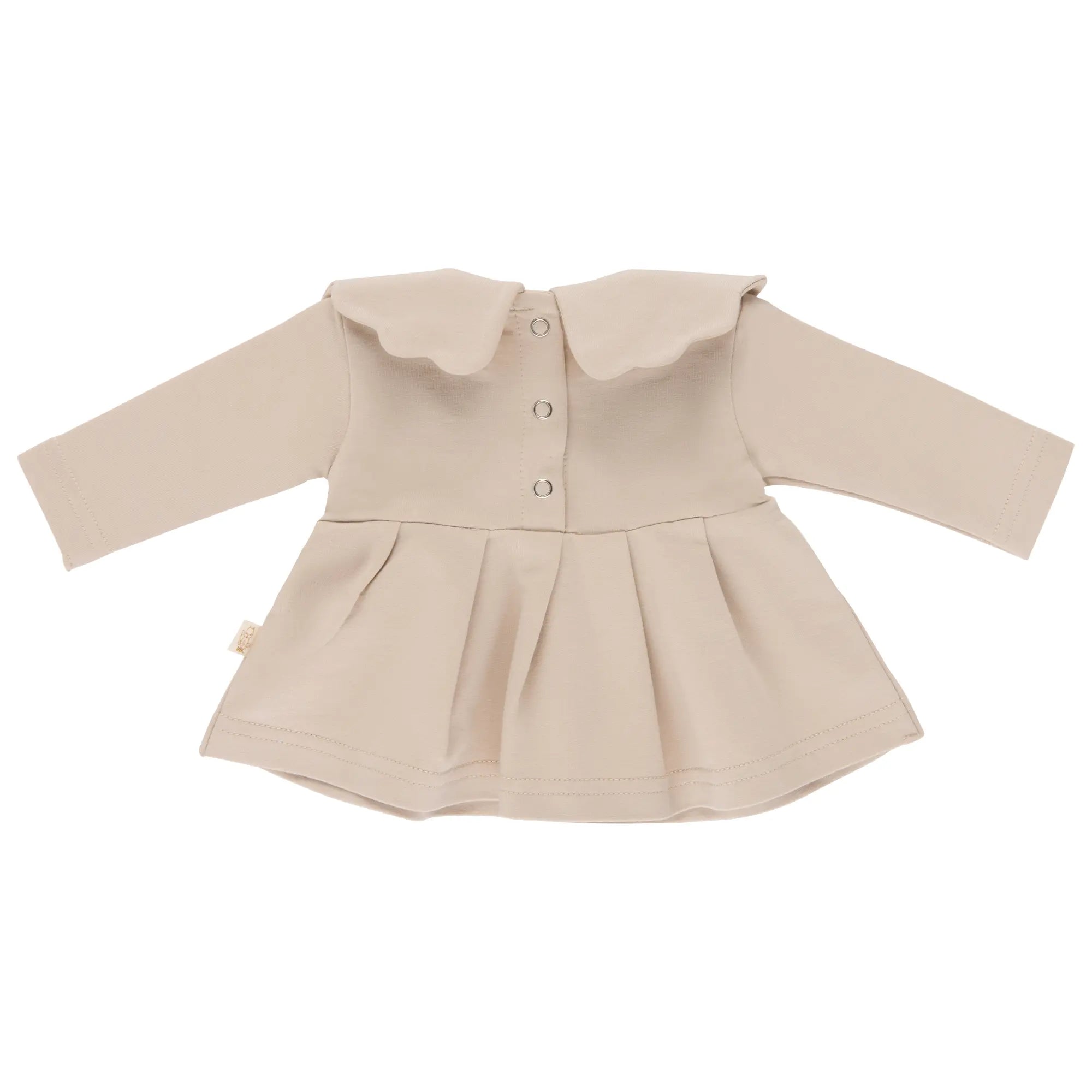 achterkant tuniek beige et scallop kraag 