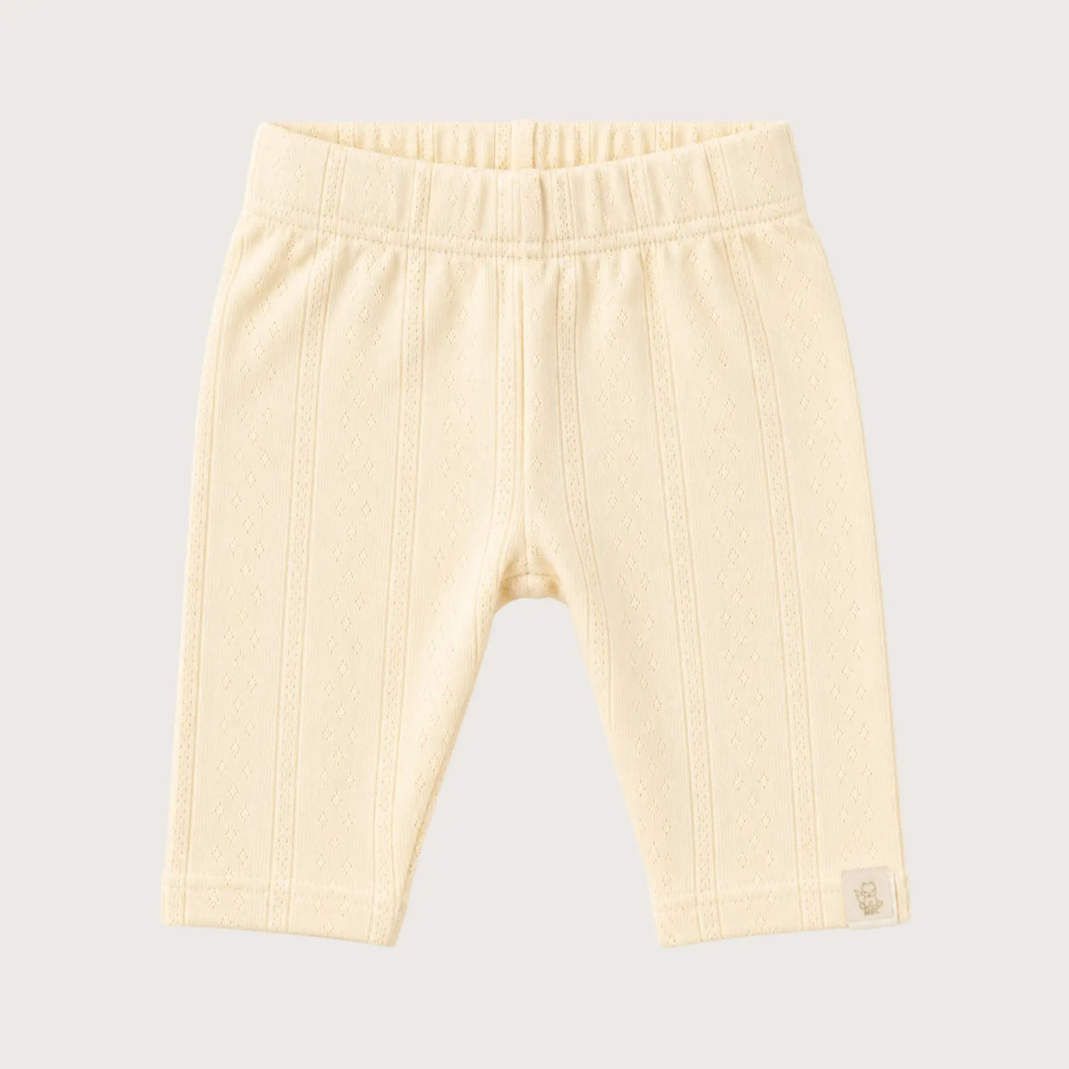 Moalie babybroekje Pointelle Butter Cream