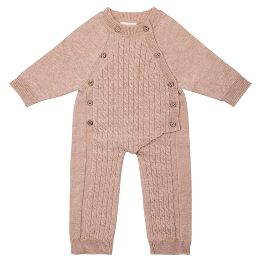 Merino/Cashmere Cable jumpsuit