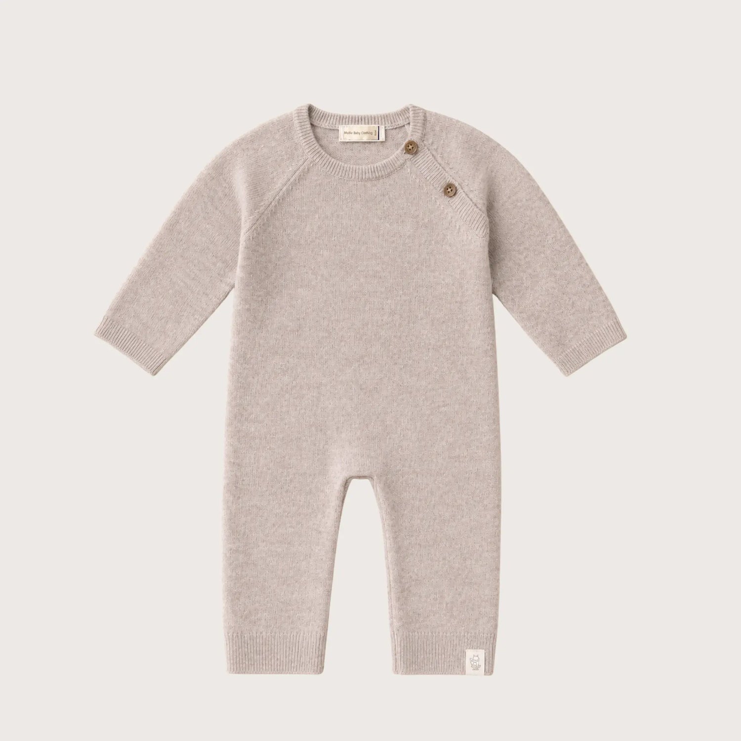 Jumpsuit Sky — Merino & Cashmere | Sand
