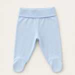 licht blauw babybroekje van zachte jersey 
