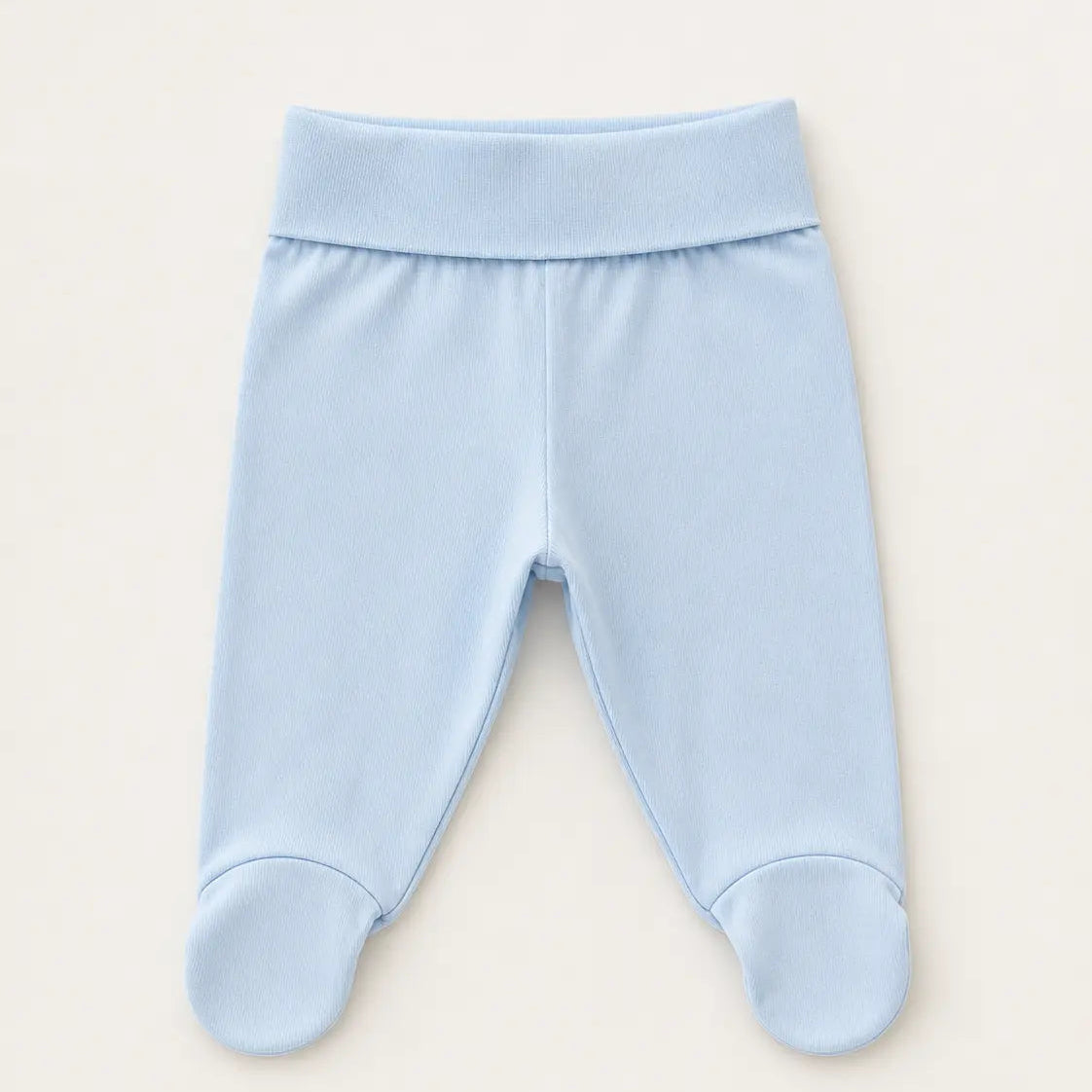 licht blauw babybroekje van zachte jersey 