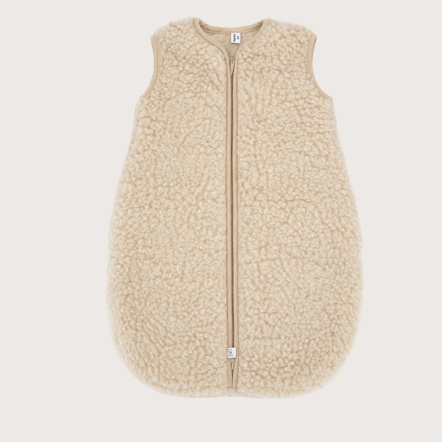 Merinowolle Baby Schlafsack Beige Moalie