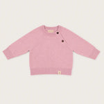 merinowollen baby truitje roze 