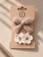 Moalie Mini Bow Clips haarspeldjes voor fijne babyhaartjes