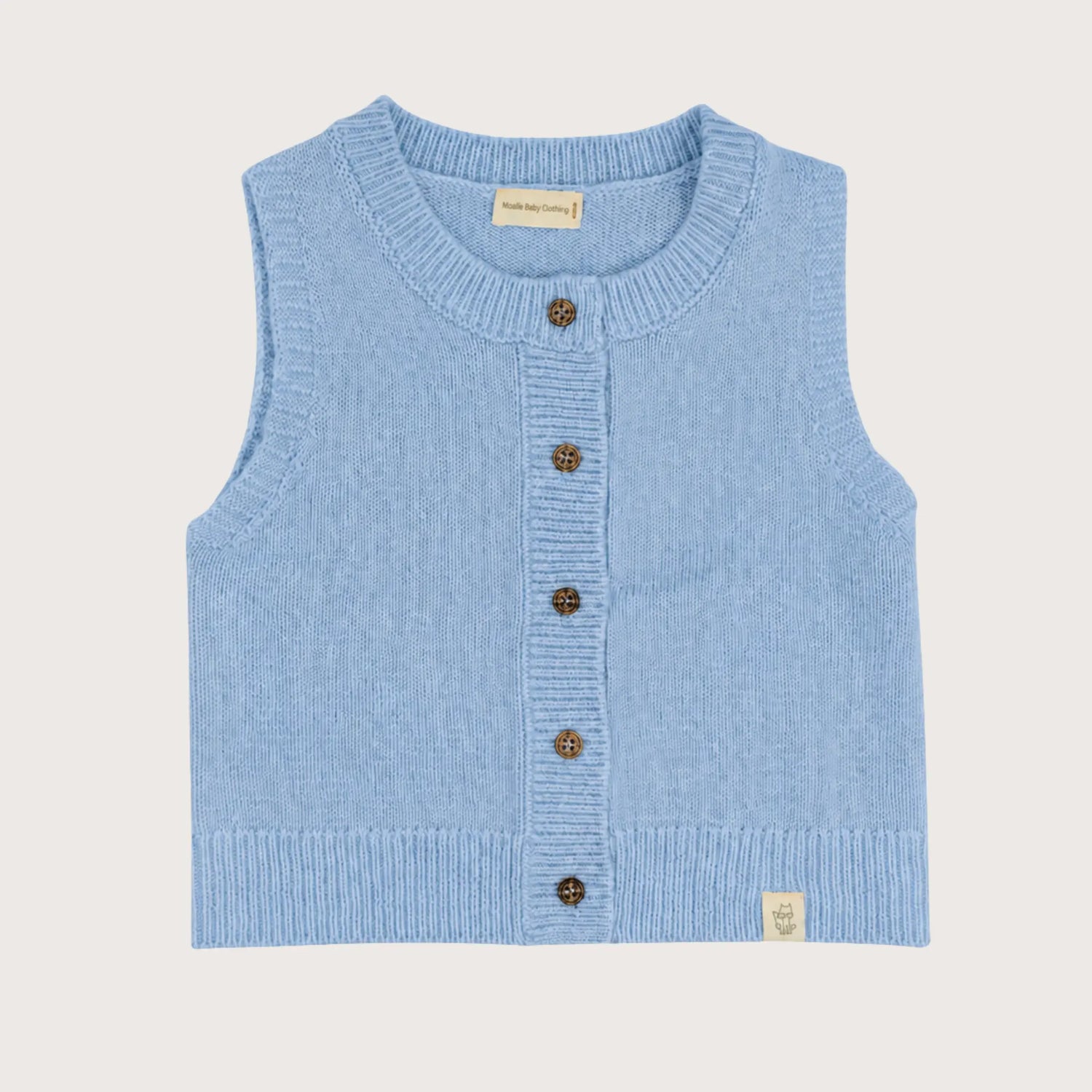 Sleeveless Vest Light Blue