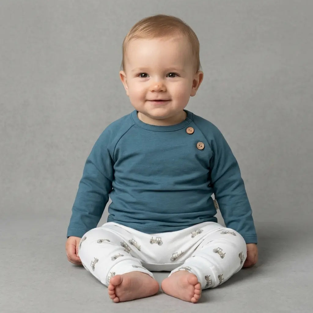 Longsleeve Baby Petrol