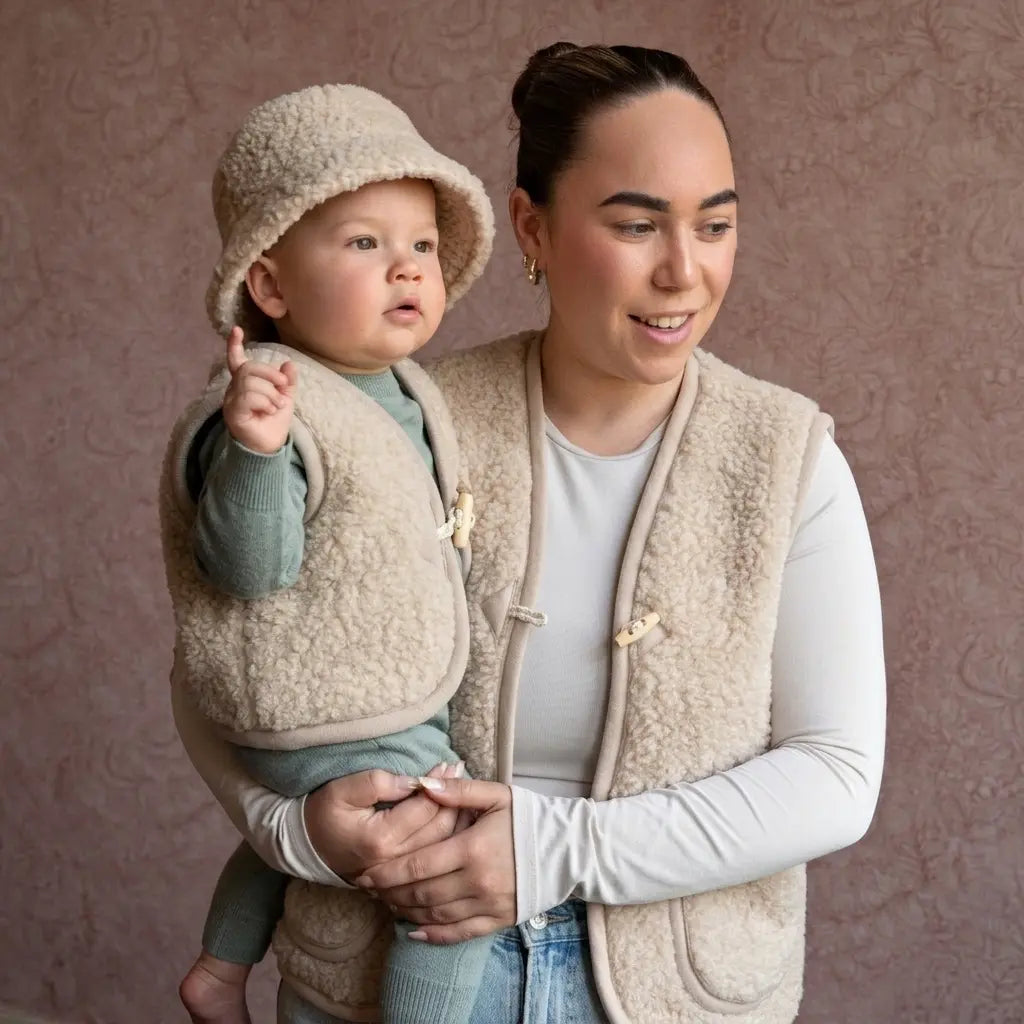 Merinowollen gilet voor volwassenen