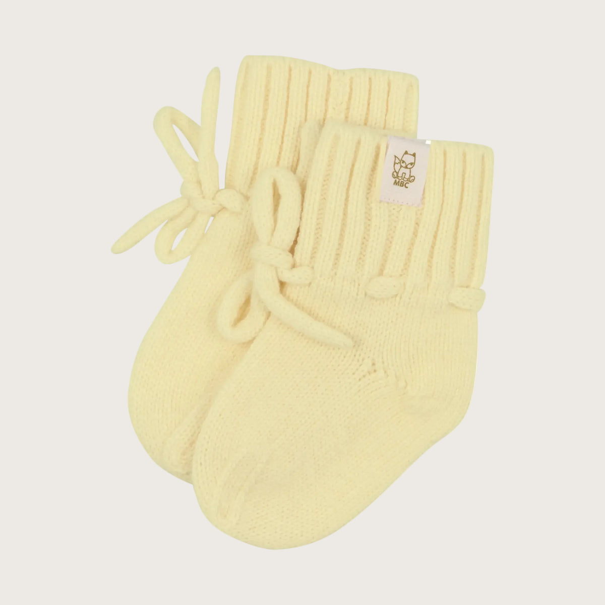 The Baby Bootie Chiffon Yellow | Merinowool & Cashmere