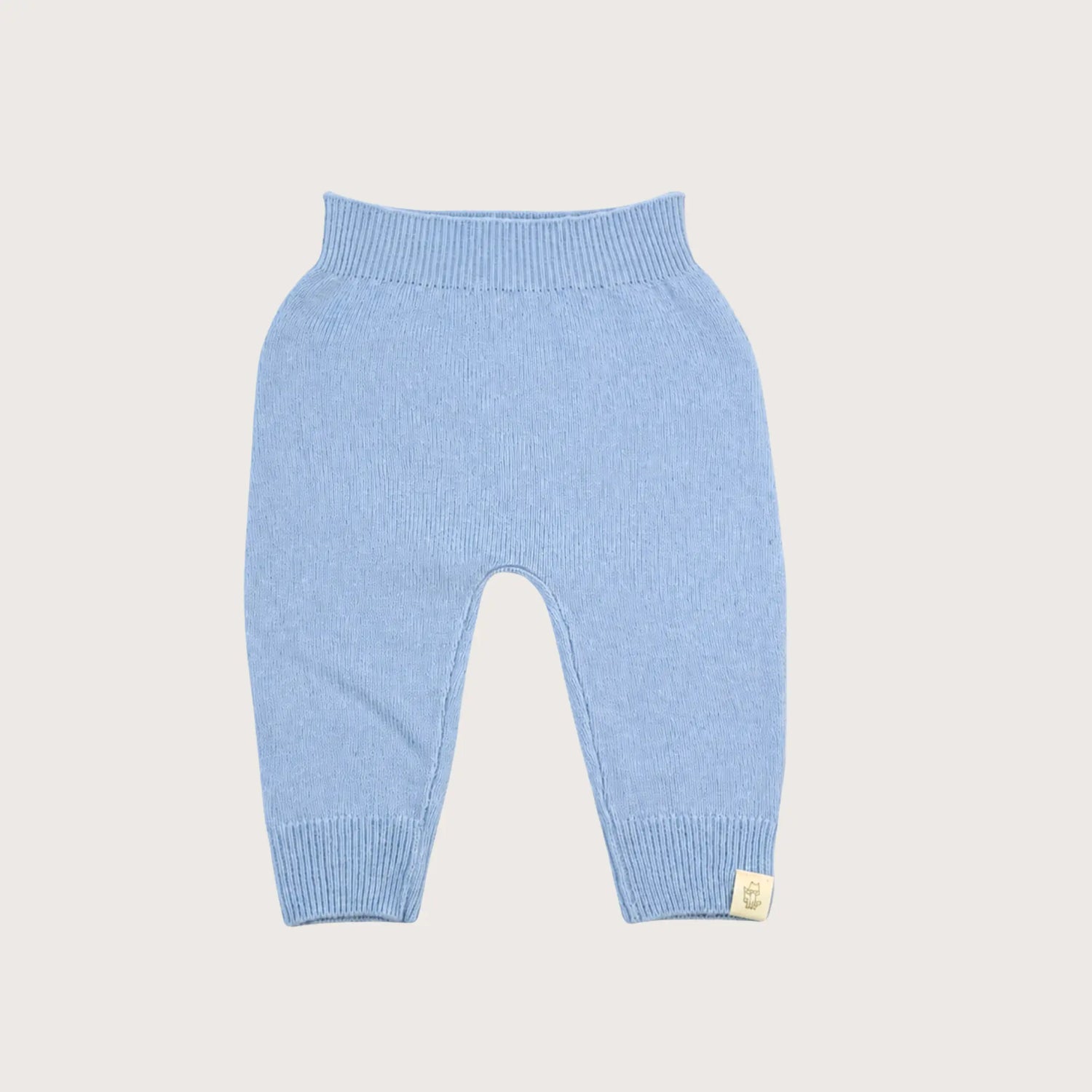 Pants Mayson - Merinowollen baby broekje Light Blue