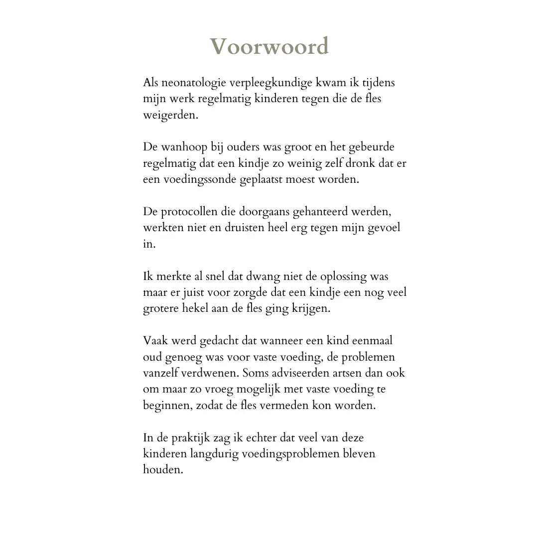 E-book Eerste hulp bij flesweigeren